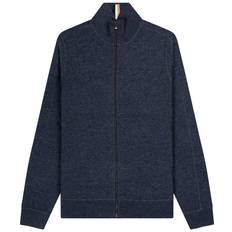 Hugo Boss M Cardigans Hugo Boss Mentolo Full Zip Cardigan Dark Blue