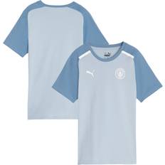 Puma Unisex T-shirts & Tank Tops Puma Mcfc Casuals Short Sleeve T-shirt Blue Man