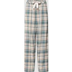 Turquoise - Women Sleepwear Esprit Pyjamahose aus kariertem Flanell