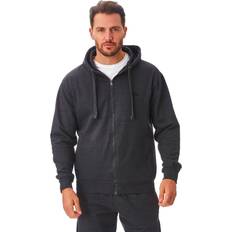 Iron Mountain Zip Through Hoodie Charcoal