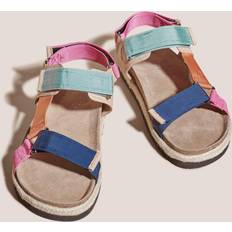 White Stuff Colourblock Trek Footbed Sandals, Multi