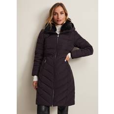 Red - Women Coats Phase Eight Bobbie Puffer Coat, Burgundy