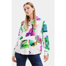 Desigual Women Shirts Desigual photographic shirt WHITE