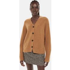 M Cardigans Whistles Womens Tan Textured Knitted Cardigan