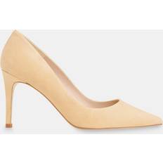 Whistles Corie Suede Court Shoes, Beige