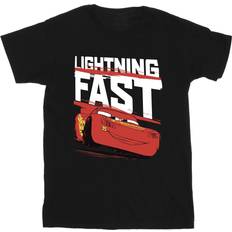 Cars Lightning Fast Cotton T-Shirt Black 12-13