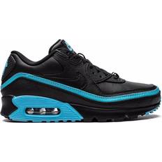 Nike Air Max 90 - Unisex Trainers Nike x Undefeated Air Max "Black/Blue Fury" sneakers Leather/Polyester/Rubber