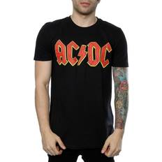 AC/DC Logo Cotton T-Shirt Black