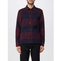 Paul Smith Men Outerwear Paul Smith Chore Jacket Burgundy