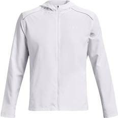 Denim Jackets - Men - White Outerwear Under Armour Storm Run Jacket - White/Steel
