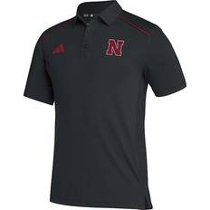 Adidas Women Polo Shirts adidas Nebraska Cornhuskers Sideline Coaches Polo Black