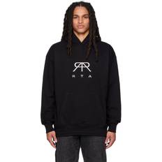 RTA Black Embossed Hoodie BLACK