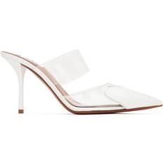 Alaïa White Heart Mules 010 BLANC OPTIQUE IT