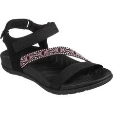 Skechers TPR Slippers & Sandals Skechers Womens/ladies Beachy Sunrise Reggaelite Sandals black