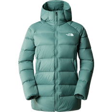 Turquoise - Women Jackets The North Face Women's Hyalite Down Hooded Parka Dark