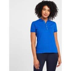 Dublin Equestrian Polo Shirts Dublin Womens Lily Cap Sleeve Polo Blue, Blue
