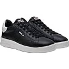 Replay Herren Cupsole Sneaker University Prime Schuhe, Schwarz Black White 008