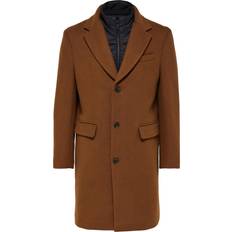 Selected Men Coats Selected Tailored Wool Coat