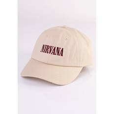 Beige - Women Caps Nirvana Text Logo In Utero Sand Cap Beige