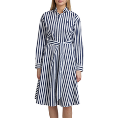 Polo Ralph Lauren White Dresses Polo Ralph Lauren Stripe Shirt Dress, Navy/White