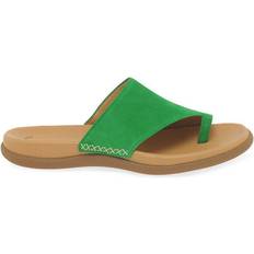 Gabor Women Sandals Gabor Lanzarote Womens Toe Post Sandals Green