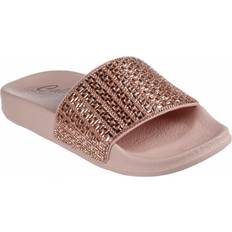 Canvas Slippers & Sandals Skechers Pop Ups New Sparkle Slides Womens Pink