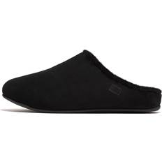 Fitflop Men Slippers & Sandals Fitflop Men's Shove Shearling-Lined Suede Slippers Shuv, Black