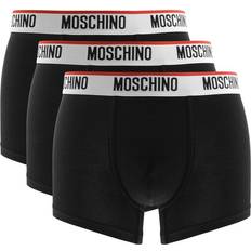 Moschino Men's Underwear Moschino Underwear Three Pack Trunks Black