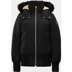 Gold - Women Outerwear Moose Knuckles Gold debbie bomber shearling noir_mouton_noir