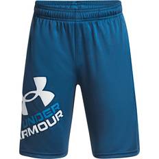 Under Armour Boy's UA Prototype 2.0 Logo Shorts - Varsity Blue/White