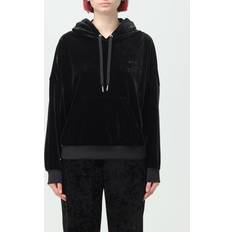 Armani Exchange Polyester Jumpers Armani Exchange Womens Black Branded Sweatshirt