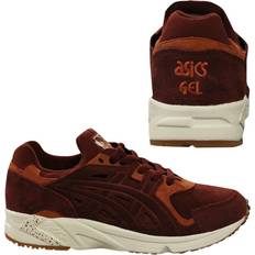 Asics Brown - Men Running Shoes Asics Gel-DS Trainer OG Lace Up Mens Lo Top Russet Brown Trainers HL7A3 2626 D7 UK