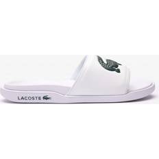 Lacoste Men Slides Lacoste SERVE SLIDE DUAL 09221CMA white male Sandals & Slides now available at BSTN in