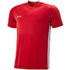 Mitre Charge Short Sleeve Jersey Scarlet/White