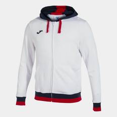 Sportswear Garment - Unisex Outerwear Joma Confort Ii Full Zip Sweatshirt White Man