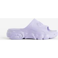 Buffalo Slippers & Sandals Buffalo Cld Vegan Foam Womens Slide Sandals in Lavender Purple