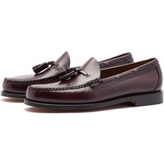 Men - Red Low Shoes Bass Weejuns Men's Larkin Loafer Wine Leather Wine Leather