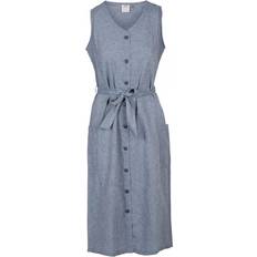 Trespass Solid Colours - Women Dresses Trespass Carol Chambray Navy