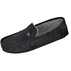 Dunlop Trainers Dunlop 9, Black Mens Famous Lewis Moccasin Slippers