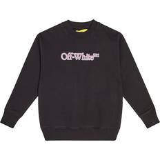 Off-White Kid's Big Bookish Cotton Jersey Sweatshirt - Black