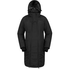 Mountain warehouse Womens Amethyst Long Maternity Padded Jacket Black