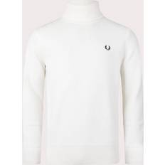 Fred Perry Women Tops Fred Perry Roll Neck Knit Jumper Cream