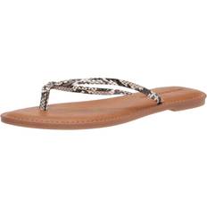 Amazon Essentials Womens Thong Sandal, Snake