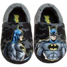 DC Comics Batman Dual Sizes Boys Slippers Black/Yellow 7-8