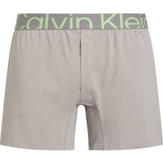 Calvin Klein Beige Men's Underwear Calvin Klein Boxershort, Logo-Bund, für Herren, grau