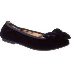 French Sole French Sole Westport Velvet Flat Blue