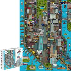 Bopster 8-bit Pixel Jigsaw Puzzle NEW YORK 1000 Piece