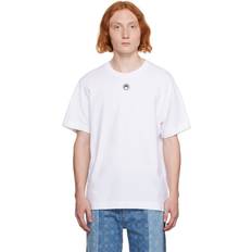 Marine Serre White Embroidered T-Shirt WH10