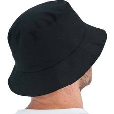 Black - Men Hats Berghaus Logo Recognition Bucket Hat