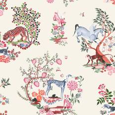 Cath Kidston Muriva Painted Kingdom Wallpaper Cream 182542